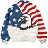 90 Day Fiance Happily Ever After Michael USA Flag Eagle Jacket