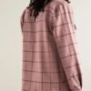 Michael Evans Behling plaid shacket