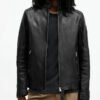 All Saints Cora leather jacket
