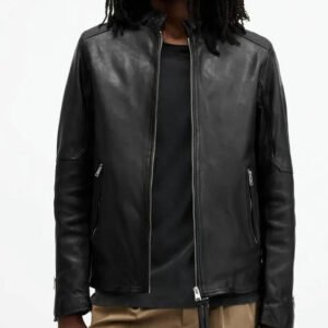 All Saints Cora leather jacket