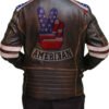 American flag shoulders jacket
