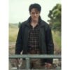 Ashley Zukerman black cotton jacket
