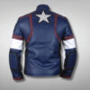 Age of Ultron Blue Leather Jacket