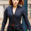 Natasha Romanoff Black Widow leather jacket
