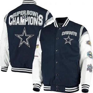 Beck Dallas Cowboys Varsity Full Snap Jacket