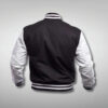 Unisex Black and White Bomber Jacket