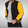 Yellow And Black Baseball Jacket