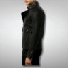 Black Quilted Leather Jacket