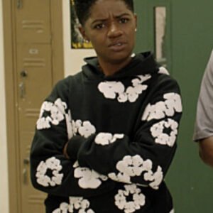 All American S06 Tamia Cooper Print Black Hoodie