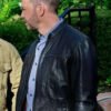 Blue Bloods 2024 Donnie Wahlberg Black Leather Jacket