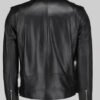 Black Bruno Mars Biker Leather Jacket