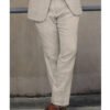 Mens David Vintage Style Tweed Beige pant
