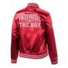 Neal Fay San Francisco 49ers Satin Varsity Jacket