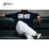 NFL 2024 Giants NY Blue Bomber Jacket