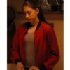 Caitlin Dechelle Lady Scorpions 2024 Red Bomber Jacket