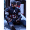 Captain America Age Of Ultron Blue Leather Jacket