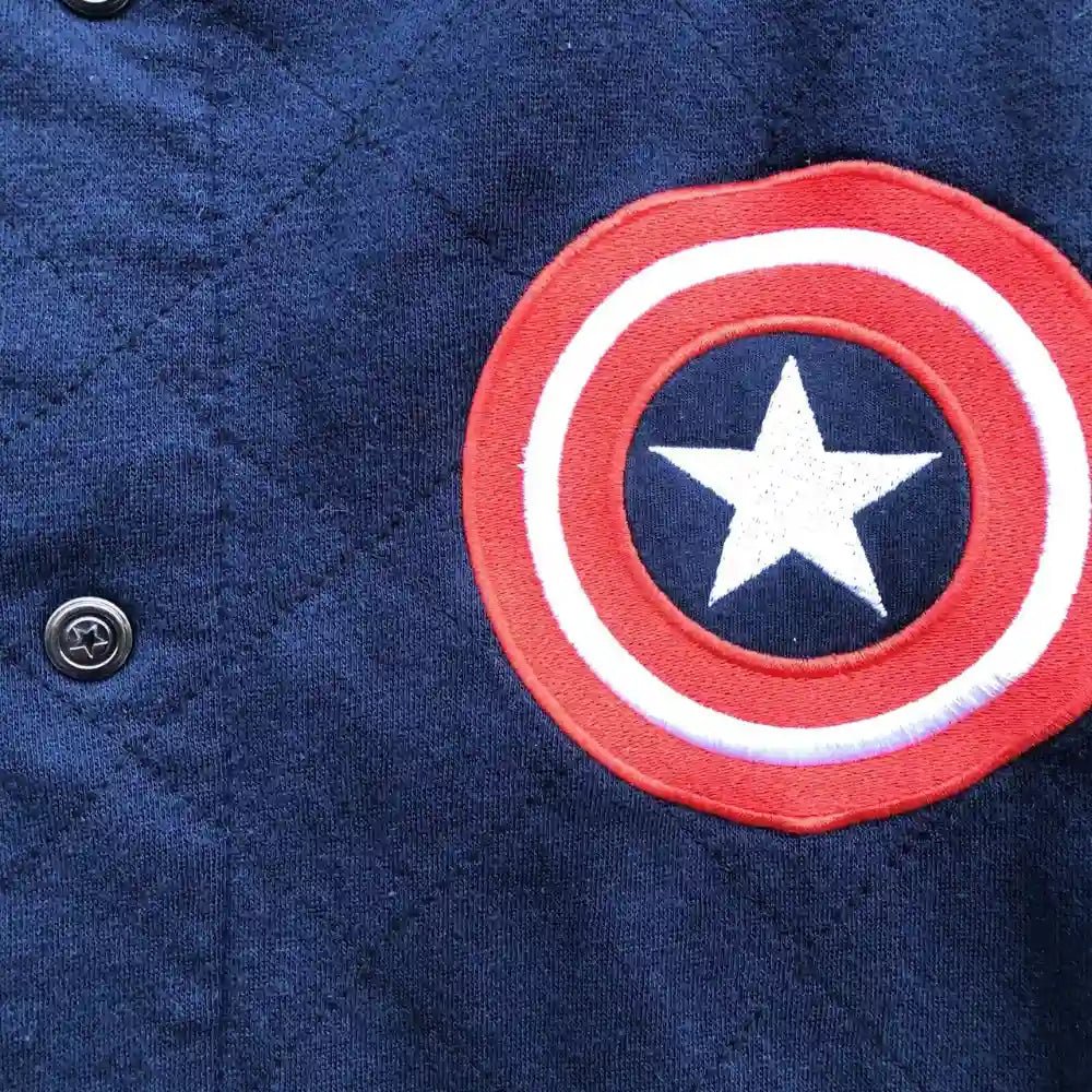 Captain America Blue Varsity jacket