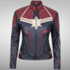 captain marvel leather jacket