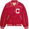 Cherry Los Angeles Red Satin Jacket