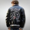 Ed Hardy Black Leather Jacket