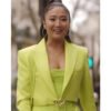Emily In Paris S04 Ashley Park Neon Cropped Jacket