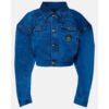 Emily Cooper denim cropped jacket

