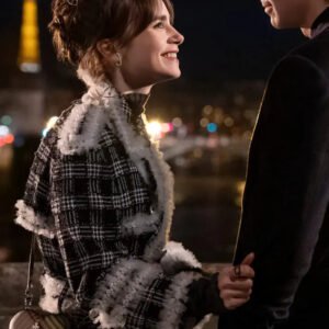 Emily in Paris Season 4 Tweed Coat