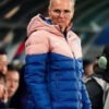 Lionesses pink and blue puffer jacket
