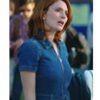 English Teacher 2024 Stephanie Koenig Denim Jumpsuit
