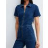 Gwen Sanders Blue Denim Jumpsuit
