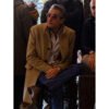 Erkan Petekkaya brown wool coat
