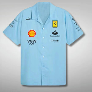 Ferrari Racing Blue Miami Grand Prix Shirt