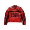 Ferrari Red Racing Leather Jacket
