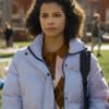 Gabriella Saraivah The Other Zoey White Puffer Jacket