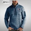 Grey New England Patriots Pullover Jacket