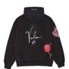 Black Hoodie Heart Breaker Pullover