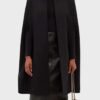 Hilary Duff Black Cape Coat Younger