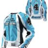 Icon Stage 2 Merc Motorcycle Blue Jacket