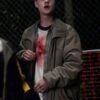 Jaeden Martell Y2K bomber jacket

