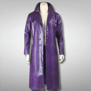 Jared Leto Joker purple Coat