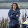 Jenna Coleman Blue Hooded Jacket