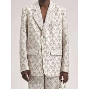 Printed Tulle Blazer Samuel Arnold