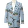 Julien Emily in Paris Palm Print Blazer
