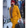 Travis Kelce Yellow Suit
