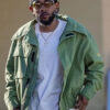 Kendrick Lamar green cotton jacket