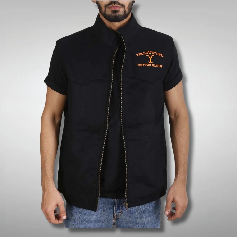 John Dutton Black Vest
