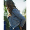 Nina Meyers grey suede jacket
