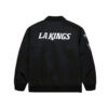 LA Kings Current Logo Lightweight Black Satin Bomber Jacket