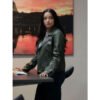 Lacey Quinn Found 2023 Green Biker Jacket