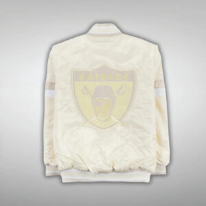 Las Vegas Raiders Starter White Jacket
